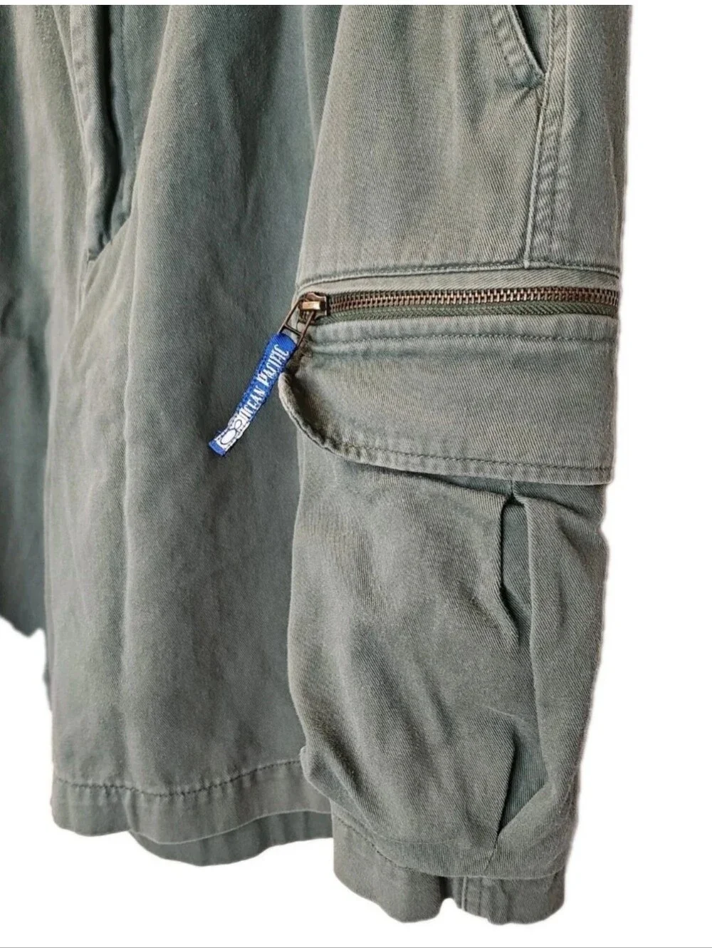 Vtg 80s Ocean Pacific Baggy Pocket Cargo Pleated Shorts Fits 38/9
